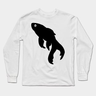 Goldfish Black White 6 Long Sleeve T-Shirt